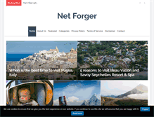 Tablet Screenshot of netforger.com